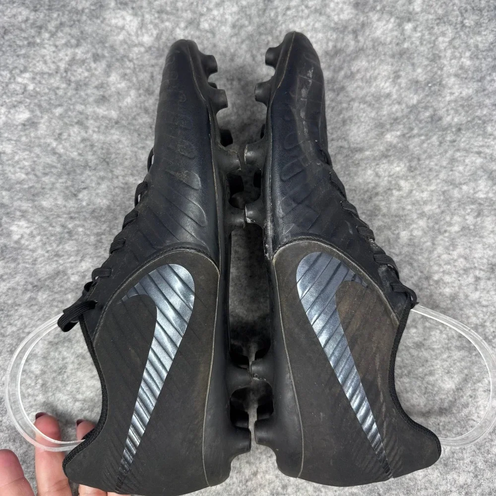 Nike Tiempo Legend 7 Soccer Cleats Mens Sz 12 FG AO2597-001 Blackout Black